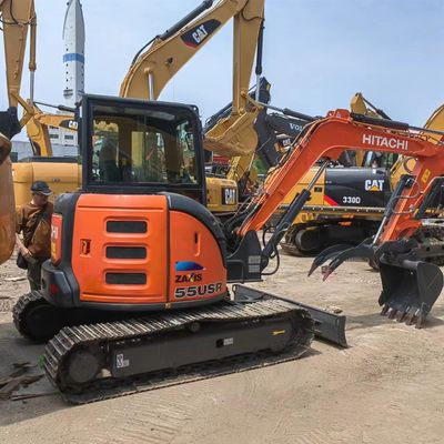 Used Original Hitachi ZX55 Hitachi Used Crawler Excavator Second Hand Mini 5 Ton Digger Construction Machinery
