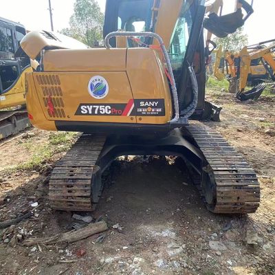 Sany 75C Used Sany Excavator 6120 X 2220 X 2720mm With AU-4LE2X Engine 11.5rpm