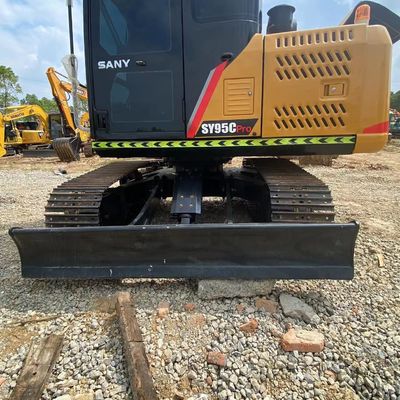 9185kg Sany SY95C Used Track Excavators Hydraulic System Sany Hydraulic Excavator