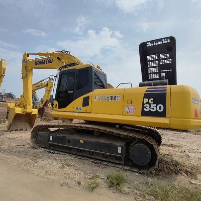 1.3m3 Buket Used Excavator Equipment 173KW 35000kg Komatsu 350 Excavator