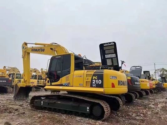 Used Komatsu PC 210 Excavator Operating Weight 21200kg 10m Digging Height