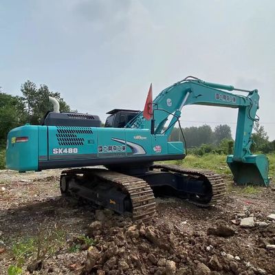 Kullanılmış Kobelco SK480LC İnşaat ve İnşaat İşleri için Kazı makinesi 2022 Model 48 Ton Makine Ağırlığı Hidrolik Sürünen Kazı makinesi Düşük yakıt tüketimi ve Çevre Koruma ve Bakım Hizmetleri