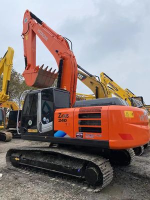 Kullanılmış Hitachi ZX240 Excavator kolay onarım ve bakım için iyi bakımlı