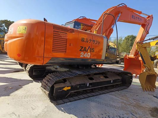 Facile manutenzione Escavatore usato Hitachi ZX240 per ridurre i tempi di fermo e una vita più lunga