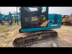 Escavadeira Sunward SWE80E9 de 8 toneladas usada flexível com motor YANMAR 4TNV98-ZCSSUC